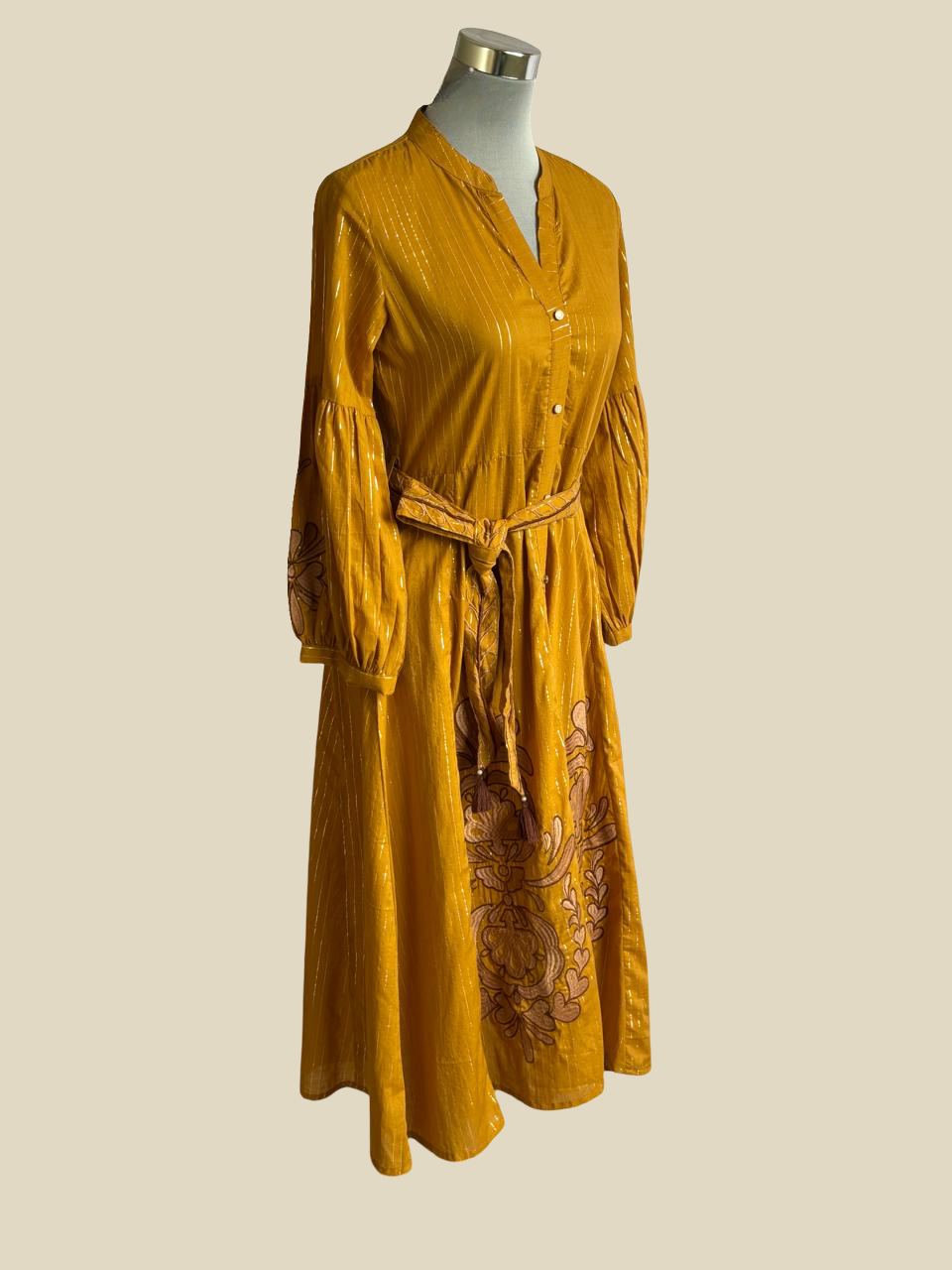 | NTYM | Mustard COTTON DRESS