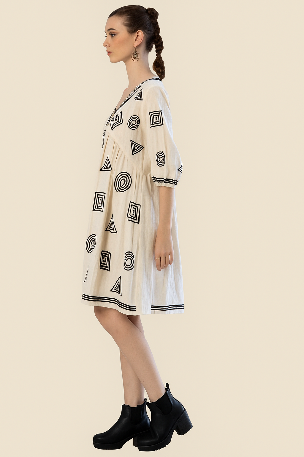 | NTYM | Ivory Echo Tunic