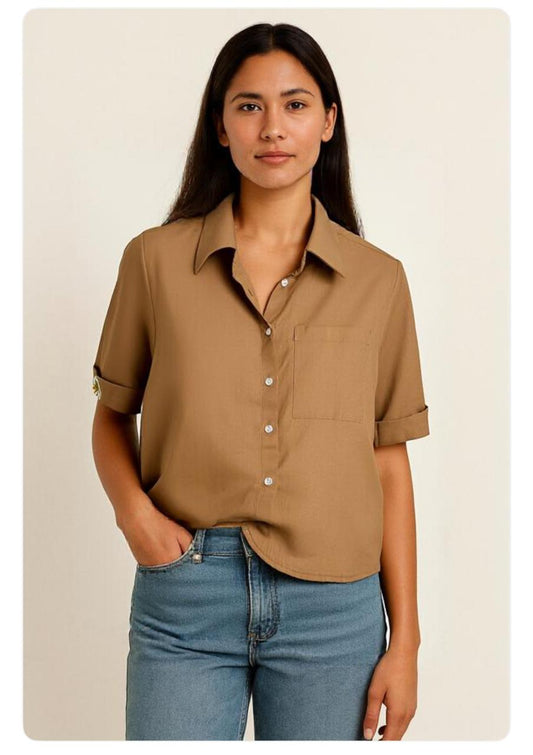 | NTYM | Choco Charm COTTON CROP TOP