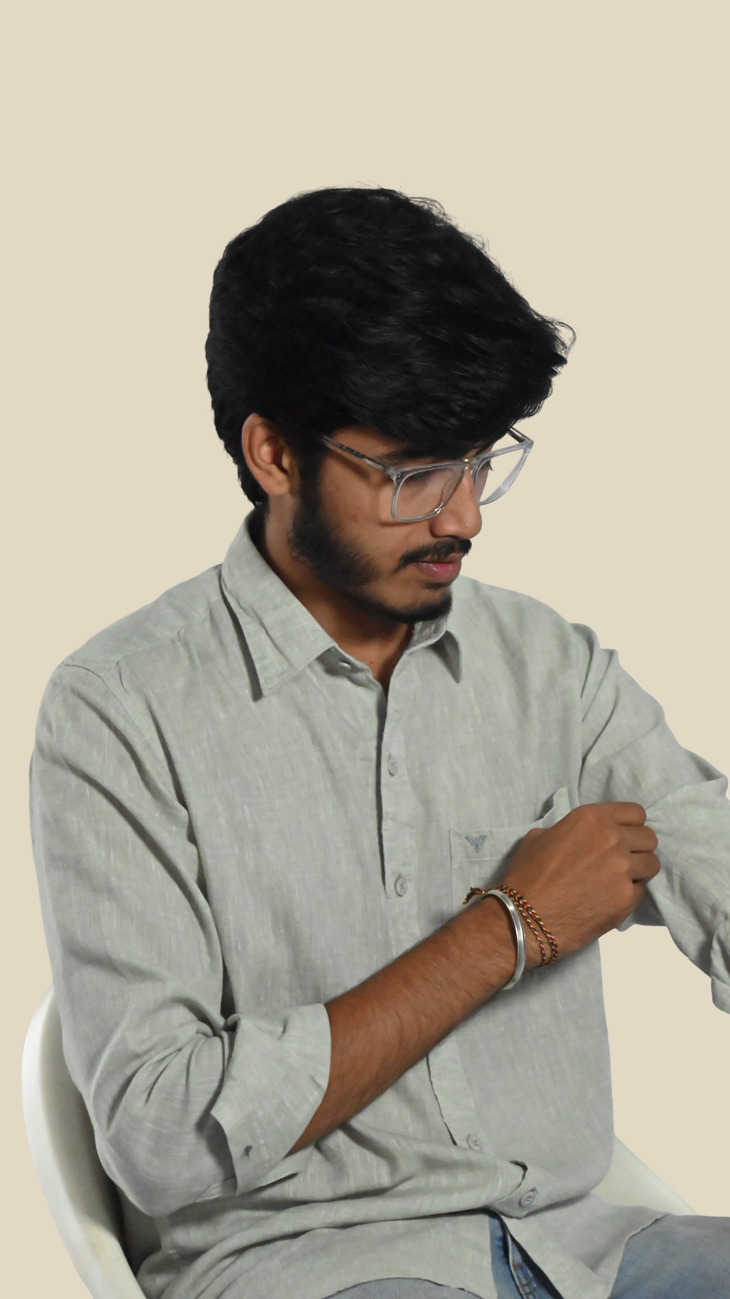 Forest Mist Cotton Linen Shirt