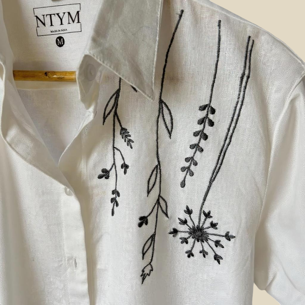 | NTYM | Vanilla Whisp COTTON SHIRT