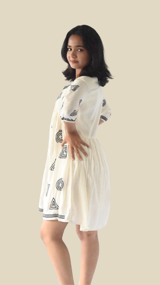 | NTYM | Ivory Echo Tunic
