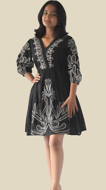 | NTYM | Black Boho COTTON DRESS