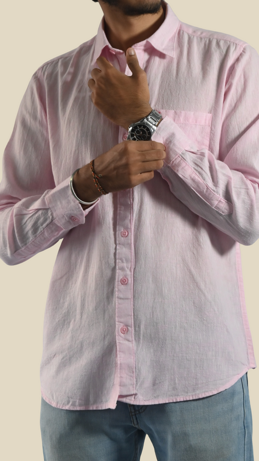 Candy Mist Cotton Linen Shirt