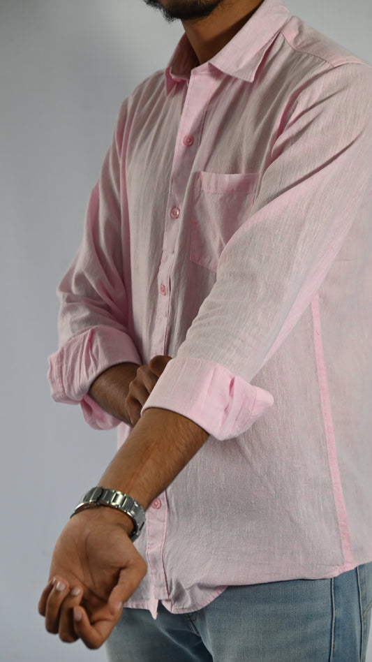 Candy Mist Cotton Linen Shirt