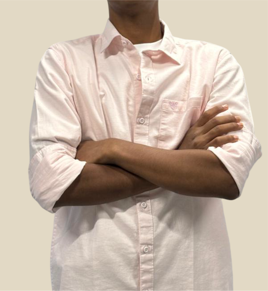 Everyday Elegance Mens Cotton Shirt – Blush