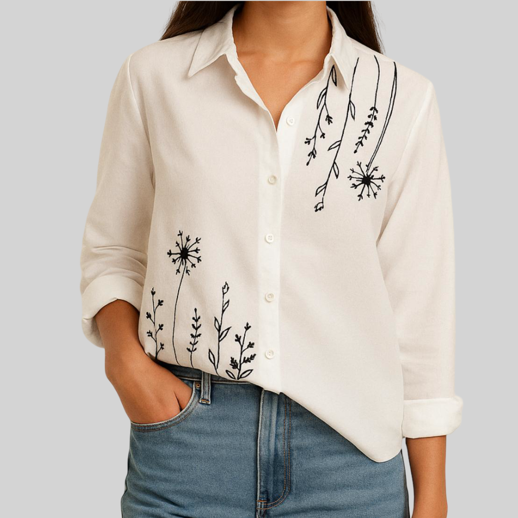 | NTYM | Vanilla Whisp COTTON SHIRT
