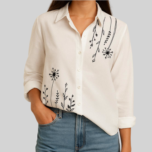 | NTYM | Vanilla Whisp COTTON SHIRT