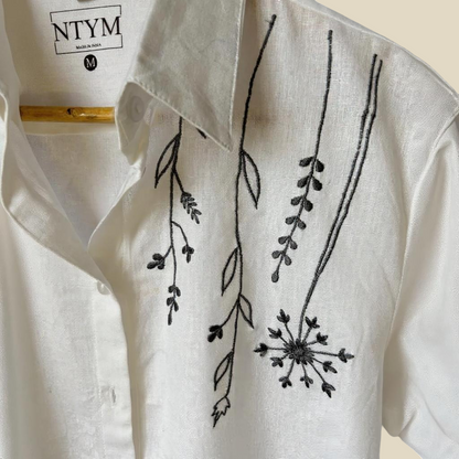 | NTYM | Vanilla Whisp COTTON SHIRT