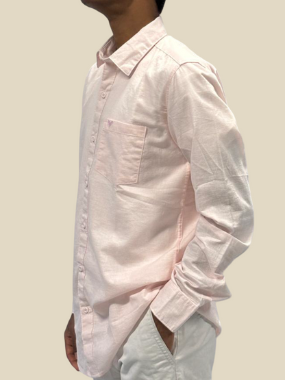 Everyday Elegance Mens Cotton Shirt – Blush