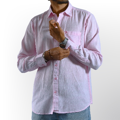 Candy Mist Cotton Linen Shirt