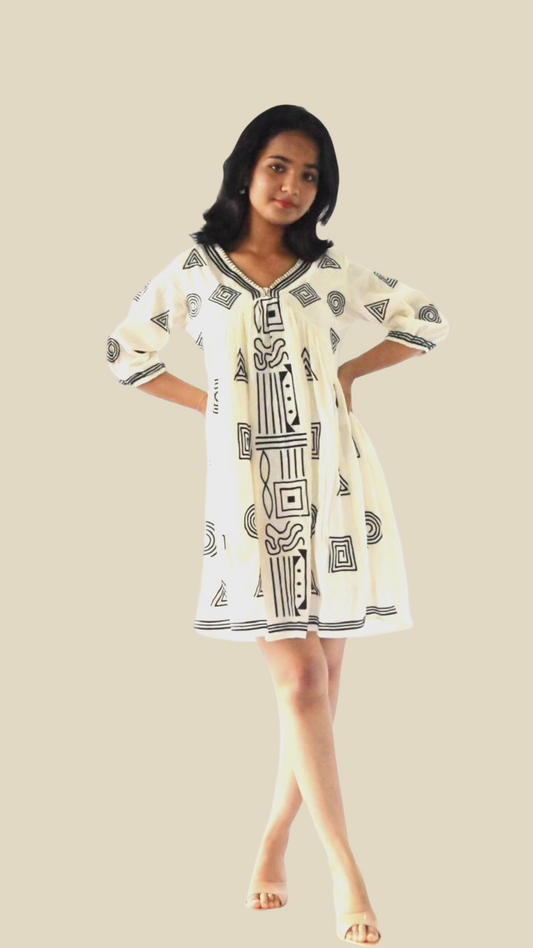 | NTYM | Ivory Echo Tunic