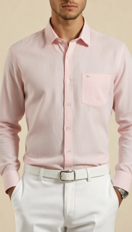 Candy Mist Cotton Linen Shirt